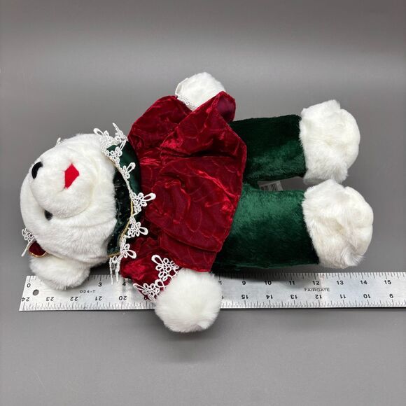 Dan Dee Snowflake Friends Christmas Bears Plush Set 2002 Boy Girl Holiday 13" - Picture 10 of 11